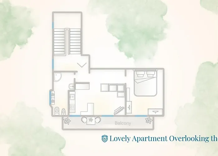 アパート Lovely Overlooking By Rent Carate Urio